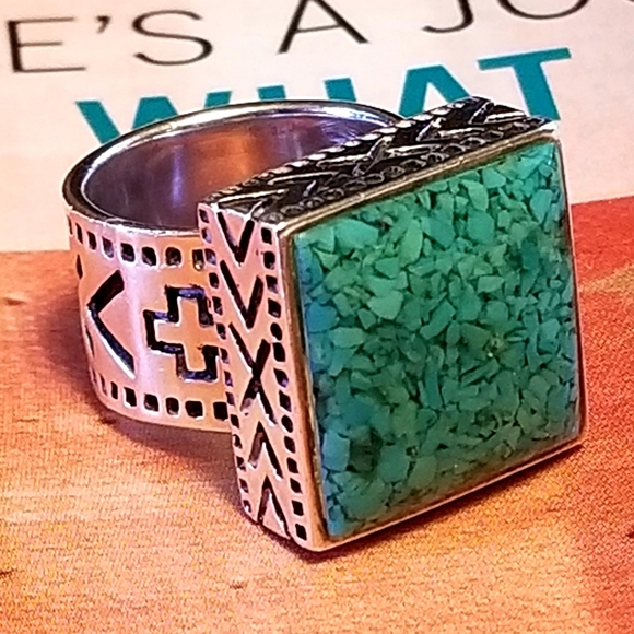 Silpada Sterling Silver & Turquoise Ring - Picture 8 of 14
